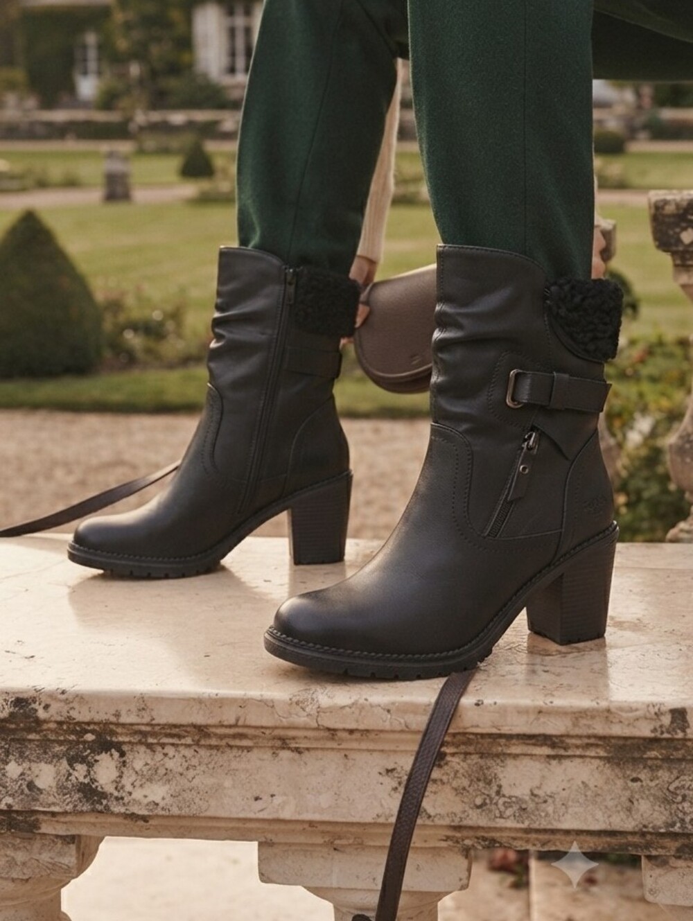 Zigi Soho Annie Boot Fur Collar for Warmth